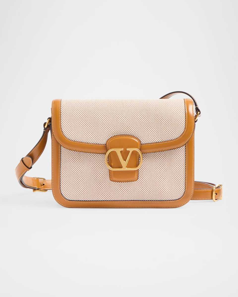 9 to 5 Canvas & Leather Crossbody Bag